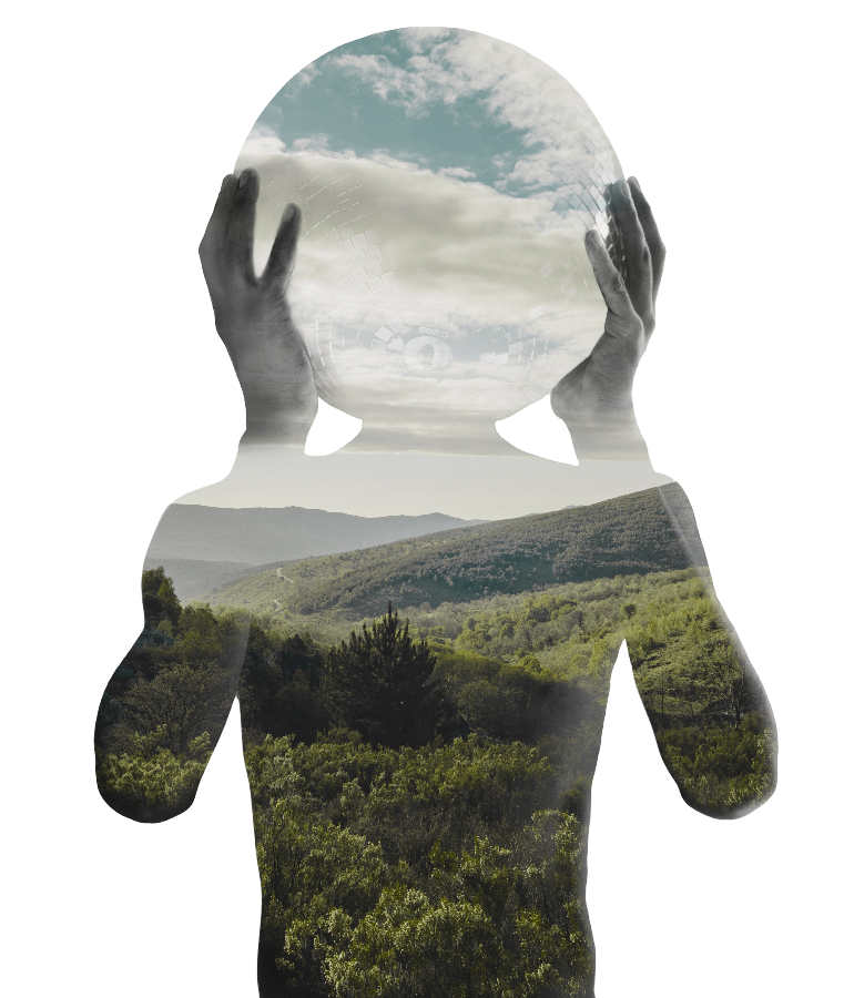 naturaleza-y-silueta-humana-de-tiro-medio